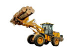 Cargadora frontal XCMG LW300 KN con garra forestal